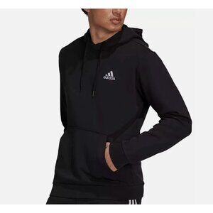 Adidas Black Pullover Hoodie Sweatshirt Mens Large Kangaroo Pocket